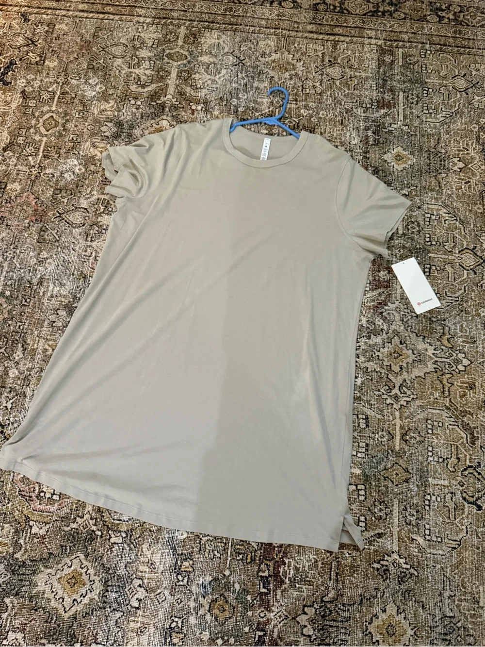 lululemon athletica Short Sleeve Crew T-Shirt in Light Taupe